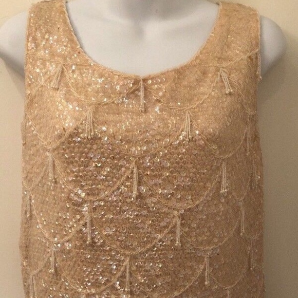 sequin and beaded tops